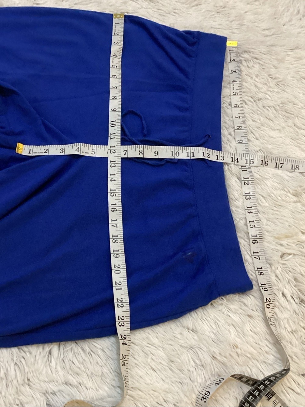 Lane Bryant 18/20 Royal Blue Capri Lounge Pants Drawstring Plus Size - Picture 12 of 12